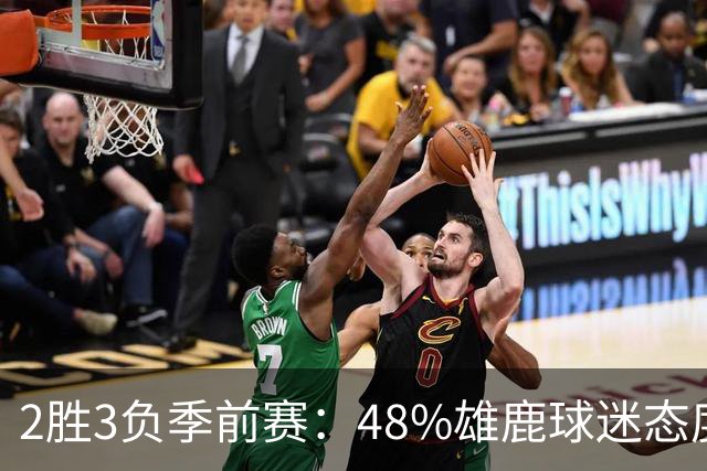 2胜3负季前赛：48%雄鹿球迷态度没变，38%更悲观